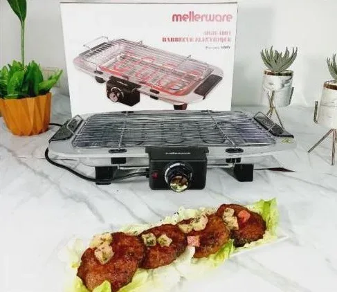 Grill électrique MGR-1801 en acier - MELLERWARE