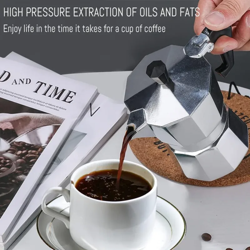 Cafetière italienne expresso, soupape de sécurité, compatible gaz, électrique et céramique - TAURUS