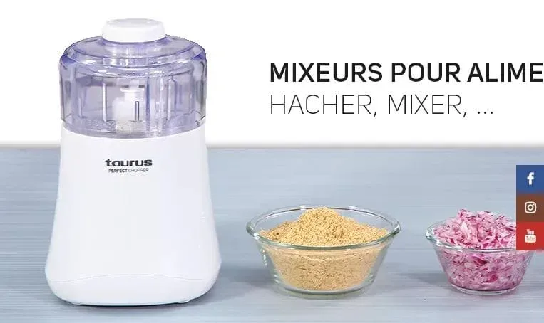 Hachoir viande, légumes et fruits secs - TAURUS
