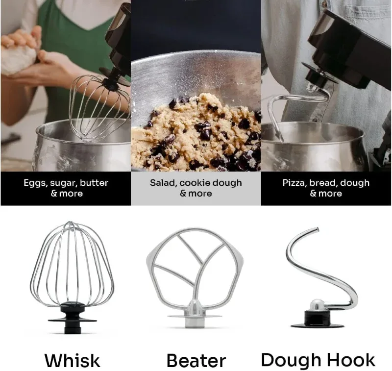 Pétrin multifonction 6 vitesses avec bol inox - MELLERWARE